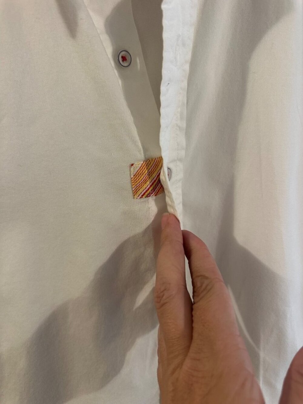 Robert Graham The Freshly Laundered White Cotton Collared Shirt - Picture 7 of 11